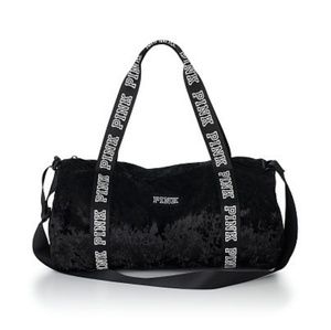 MINT Sealed Unopened in Pkg PINK Velvet Duffel Bag